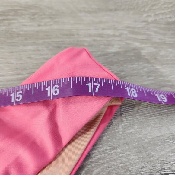 J. Crew Pink Curved Waist Cheeky Bikini Bottom New With Tags Womens Size XL - Picture 4 of 16